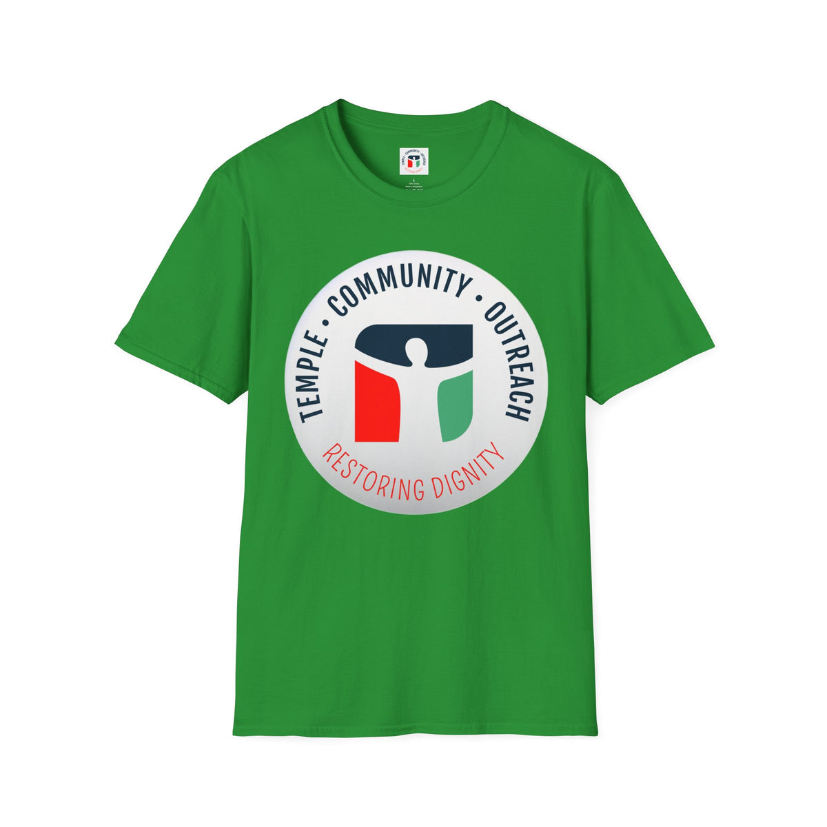 Unisex Softstyle T-Shirt - Community Outreach Design - Restoring Dignity