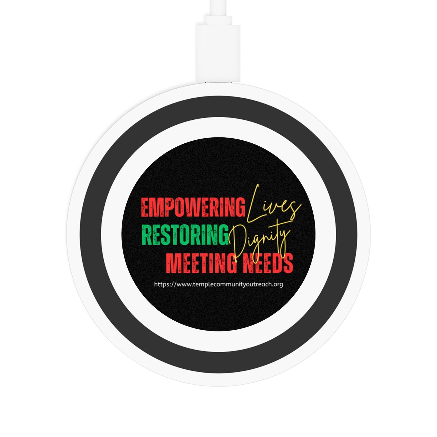 Empowering Lives Wireless Charging Pad - Modern Tech for Dignity and Community Support