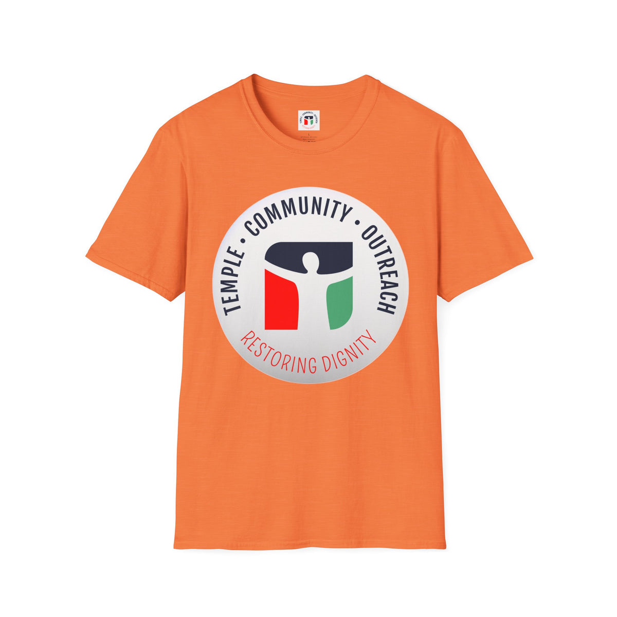 Unisex Softstyle T-Shirt - Community Outreach Design - Restoring Dignity