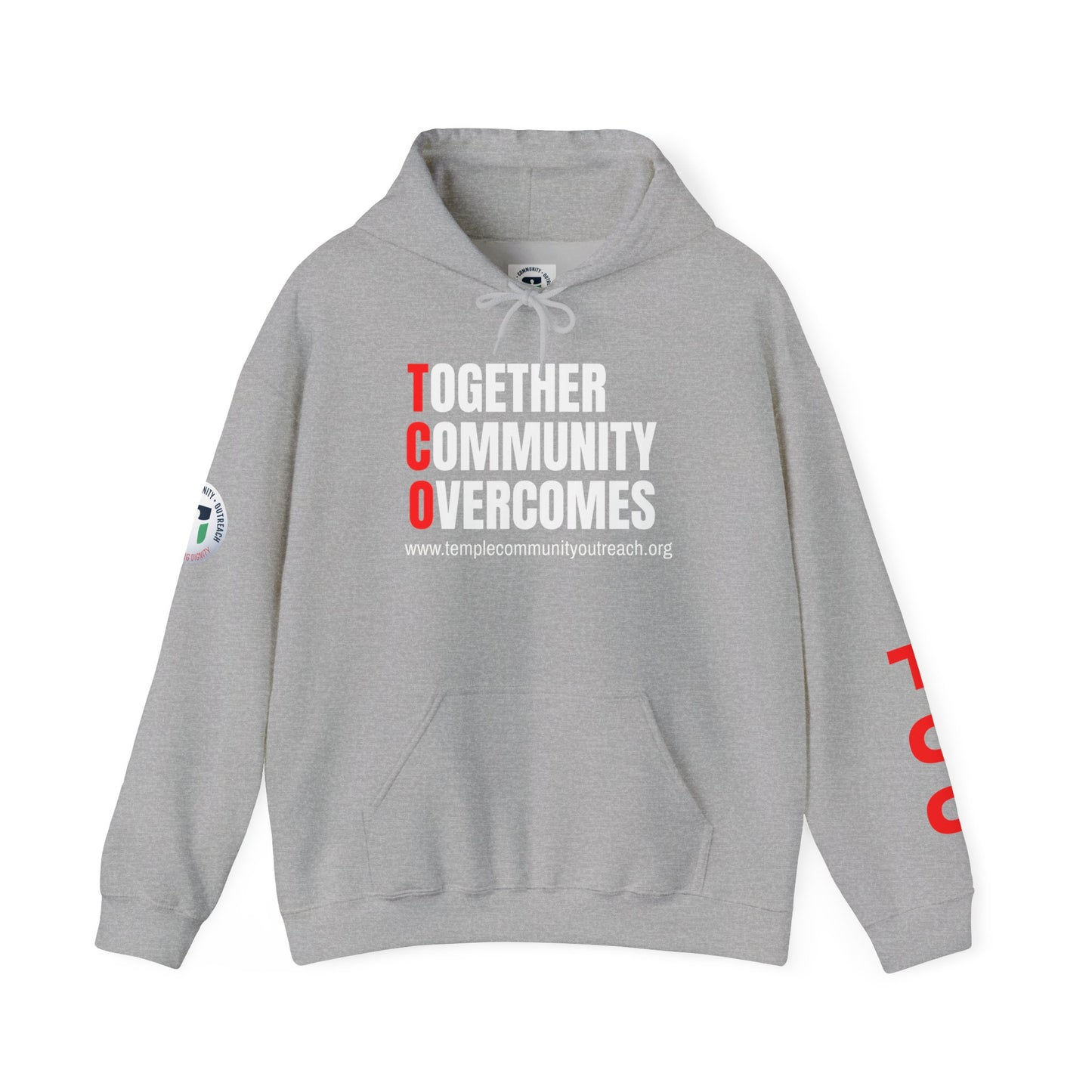 Community Outreach Hoodie — TCO Temple Volunteer Pullover