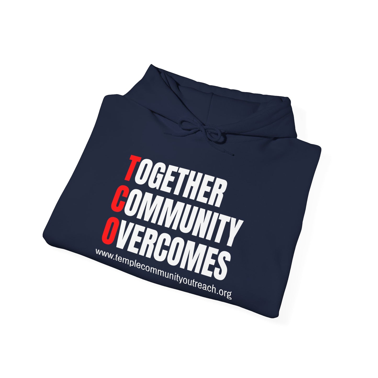 Community Outreach Hoodie — TCO Temple Volunteer Pullover