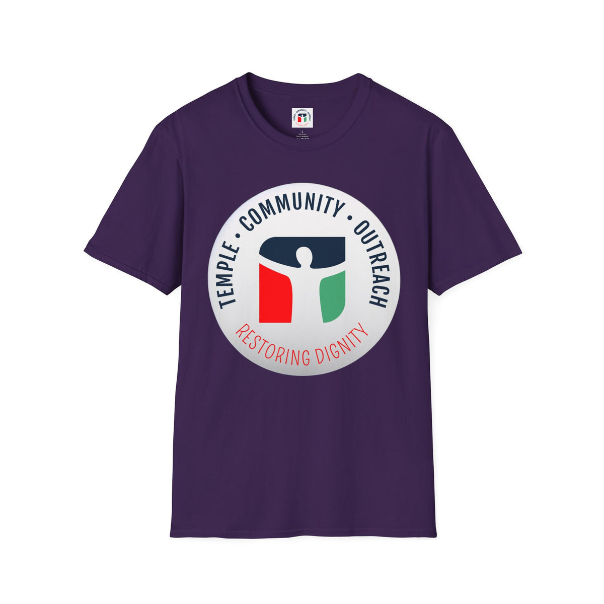 Unisex Softstyle T-Shirt - Community Outreach Design - Restoring Dignity