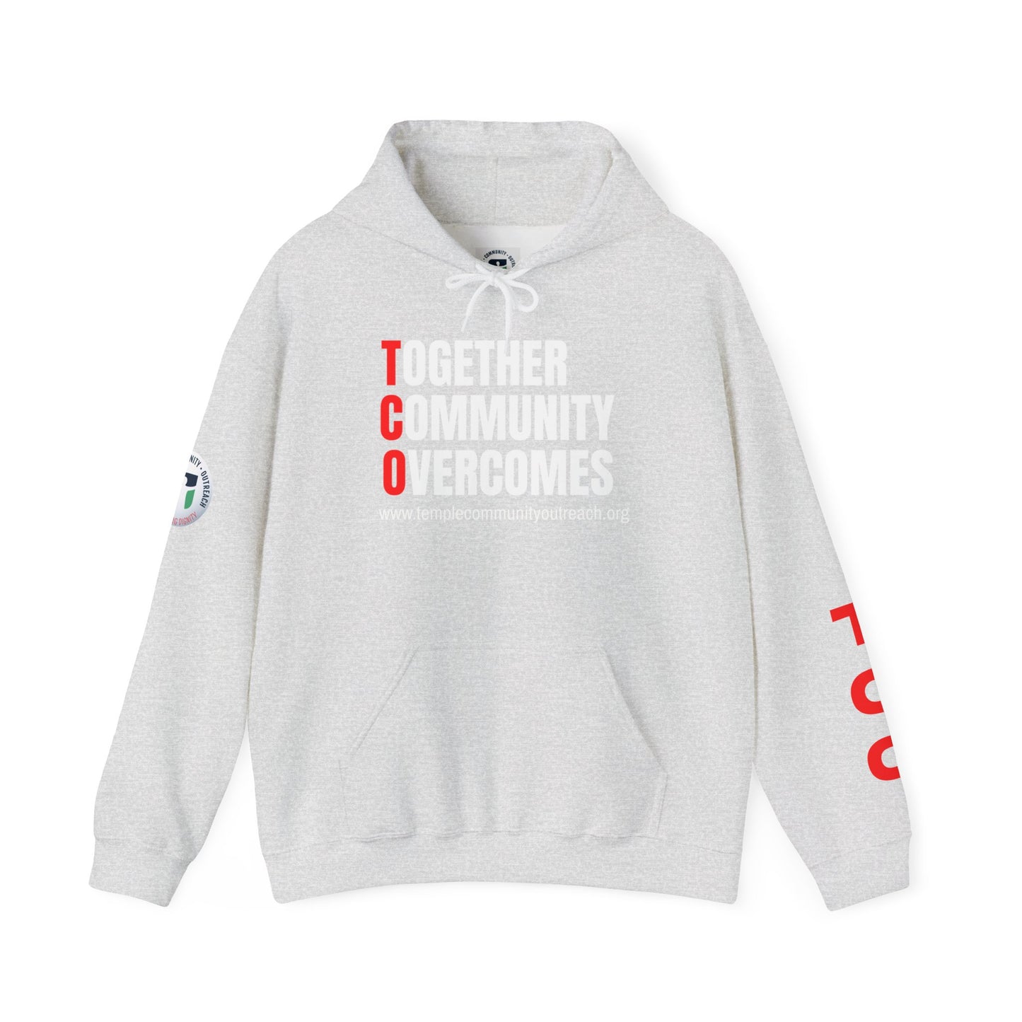 Community Outreach Hoodie — TCO Temple Volunteer Pullover