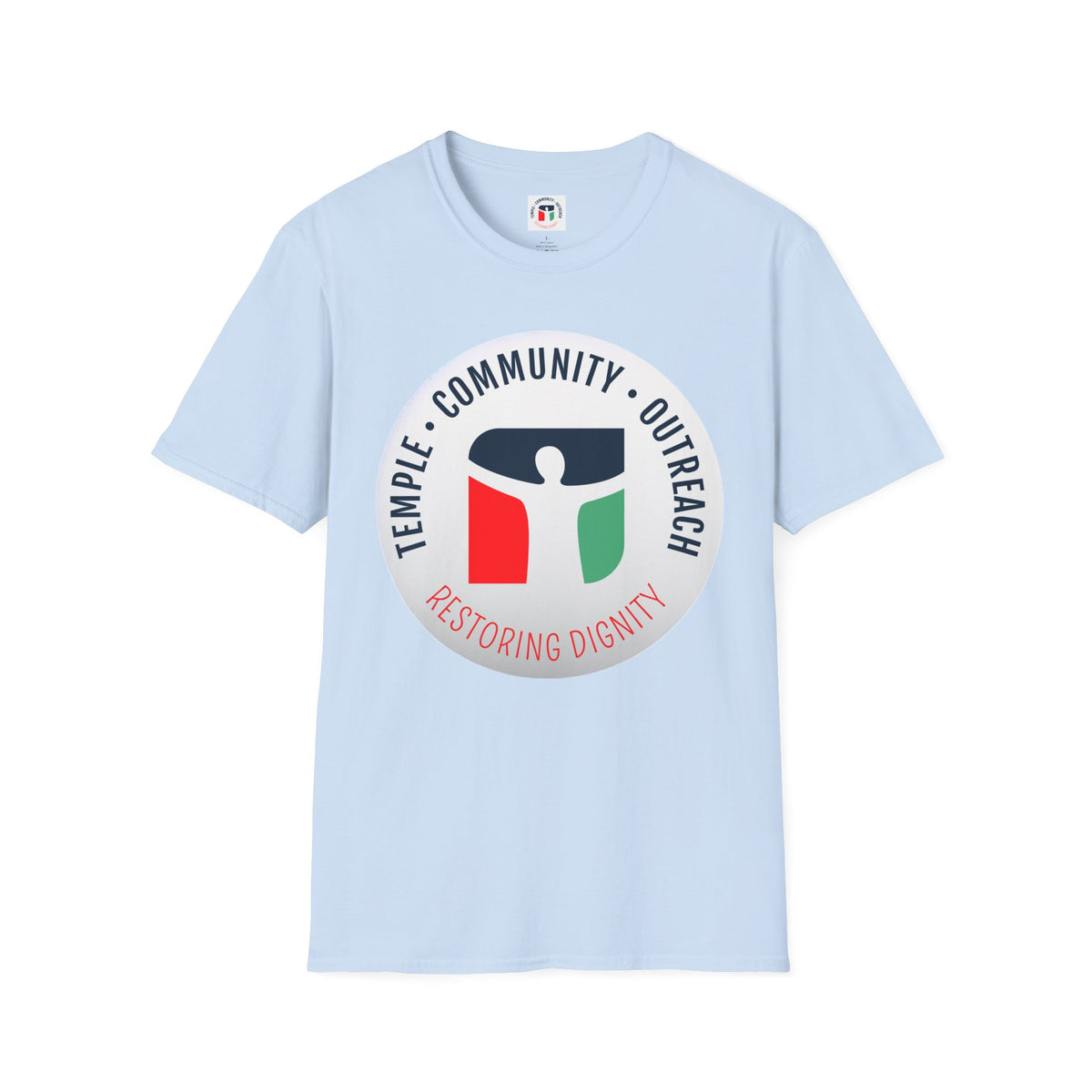 Unisex Softstyle T-Shirt - Community Outreach Design - Restoring Dignity