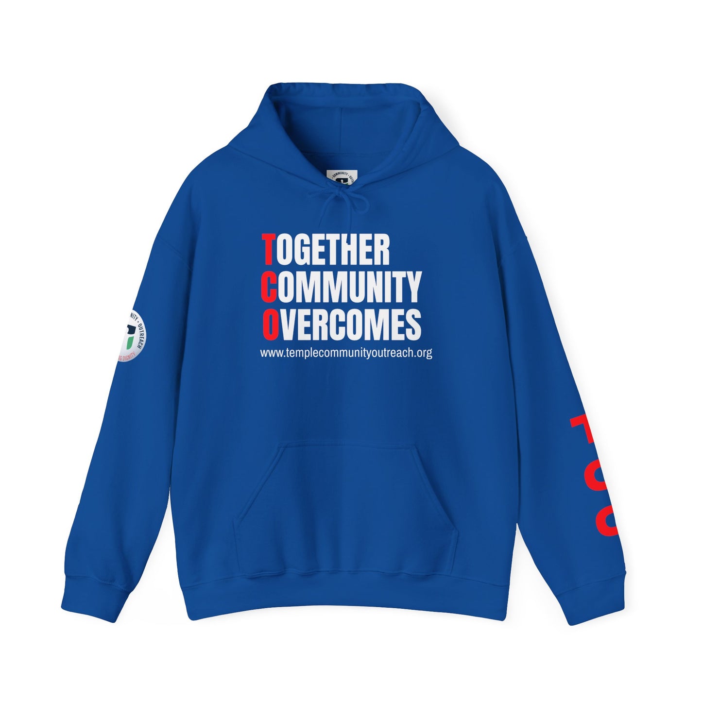 Community Outreach Hoodie — TCO Temple Volunteer Pullover