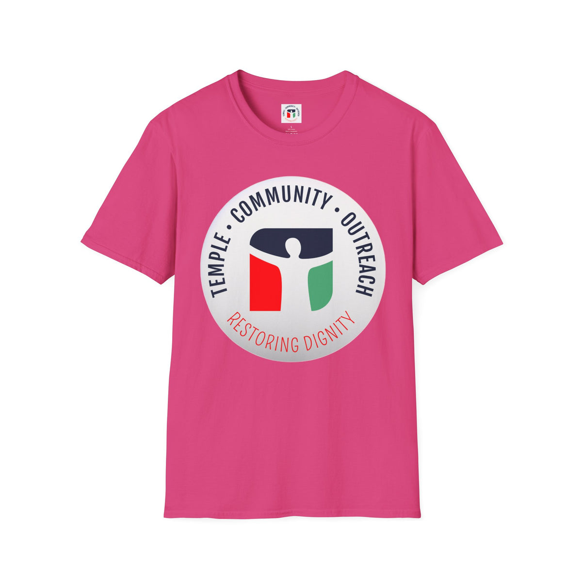 Unisex Softstyle T-Shirt - Community Outreach Design - Restoring Dignity