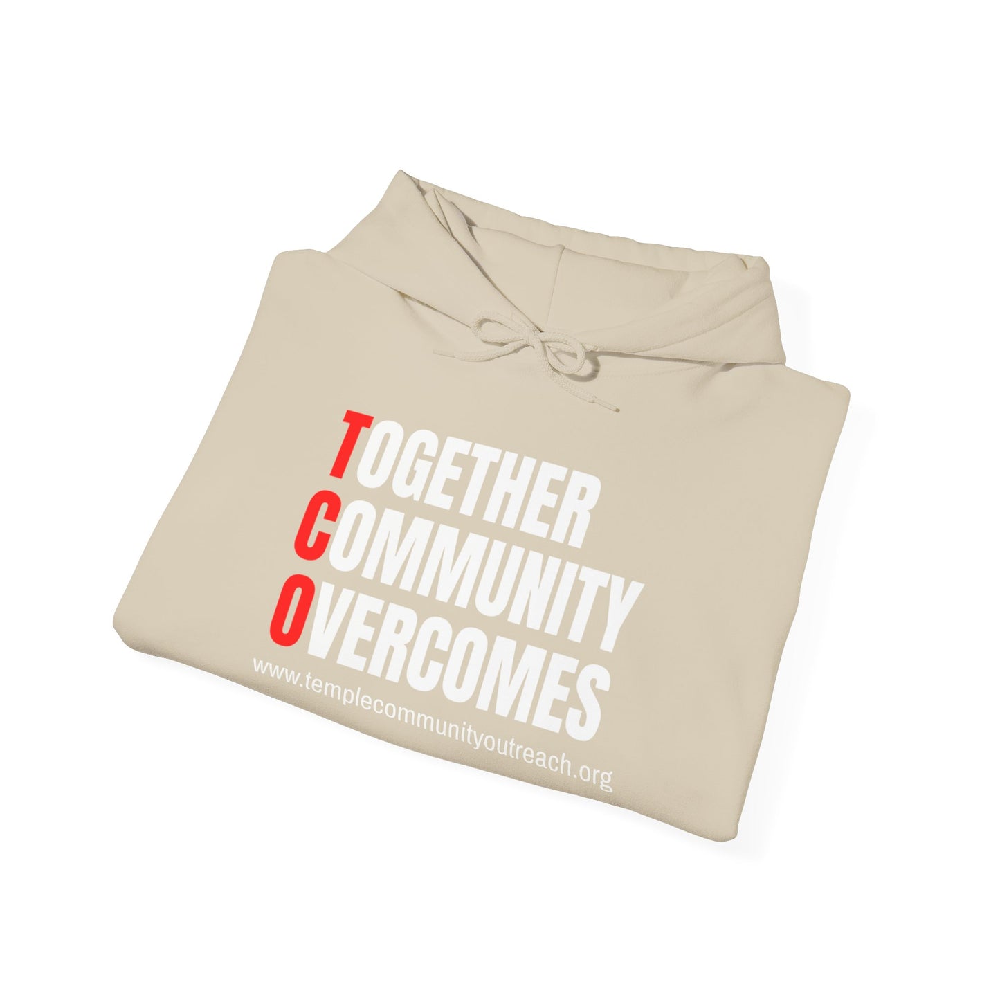 Community Outreach Hoodie — TCO Temple Volunteer Pullover