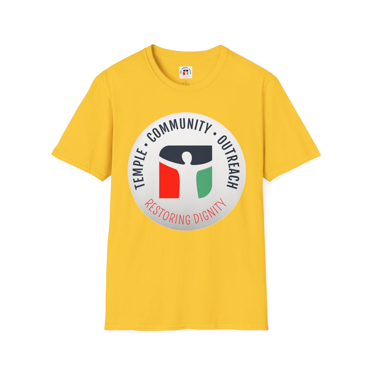 Unisex Softstyle T-Shirt - Community Outreach Design - Restoring Dignity