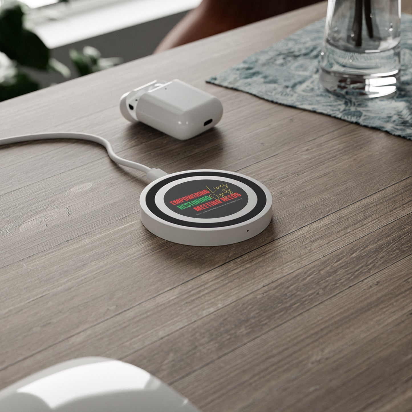 Empowering Lives Wireless Charging Pad - Modern Tech for Dignity and Community Support