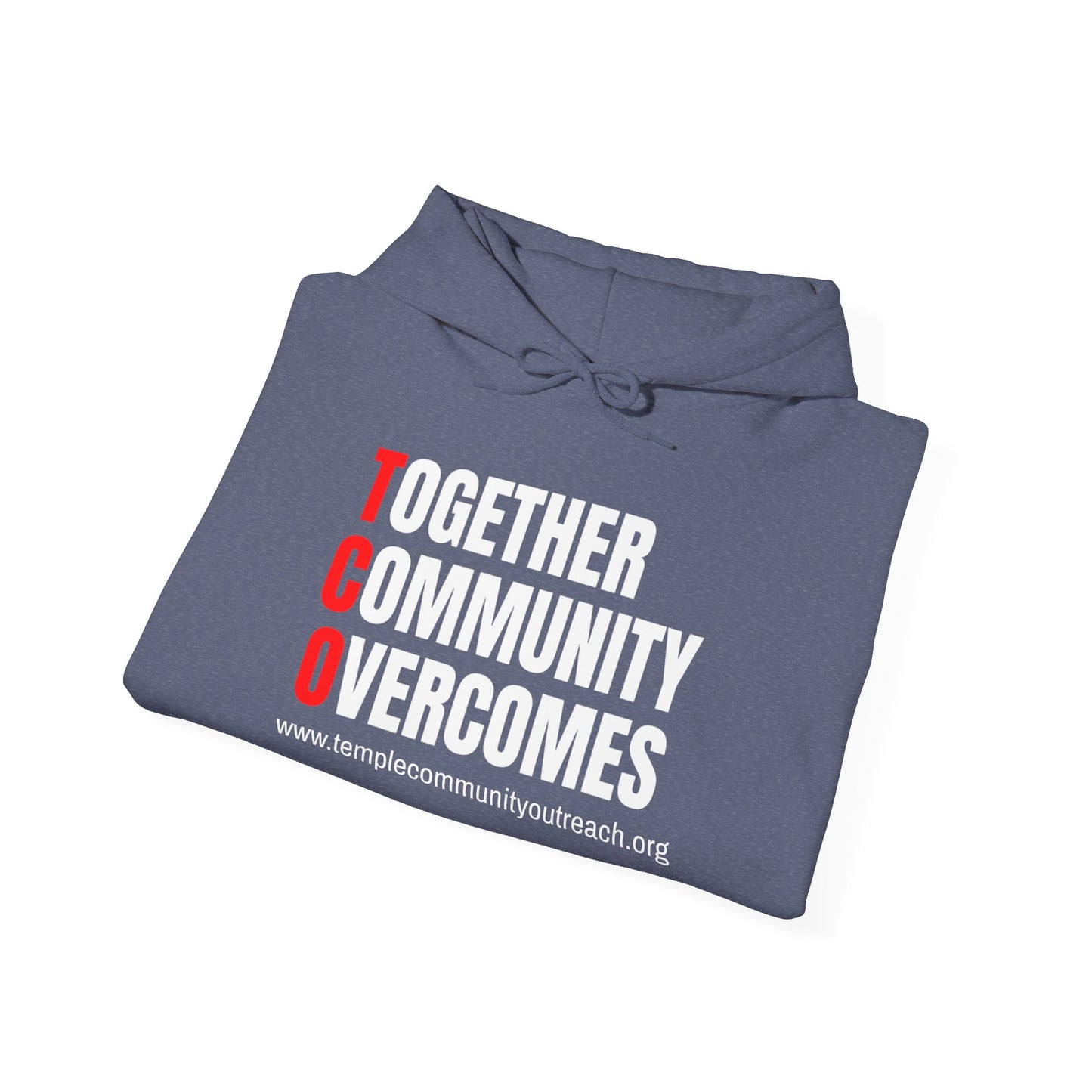 Community Outreach Hoodie — TCO Temple Volunteer Pullover