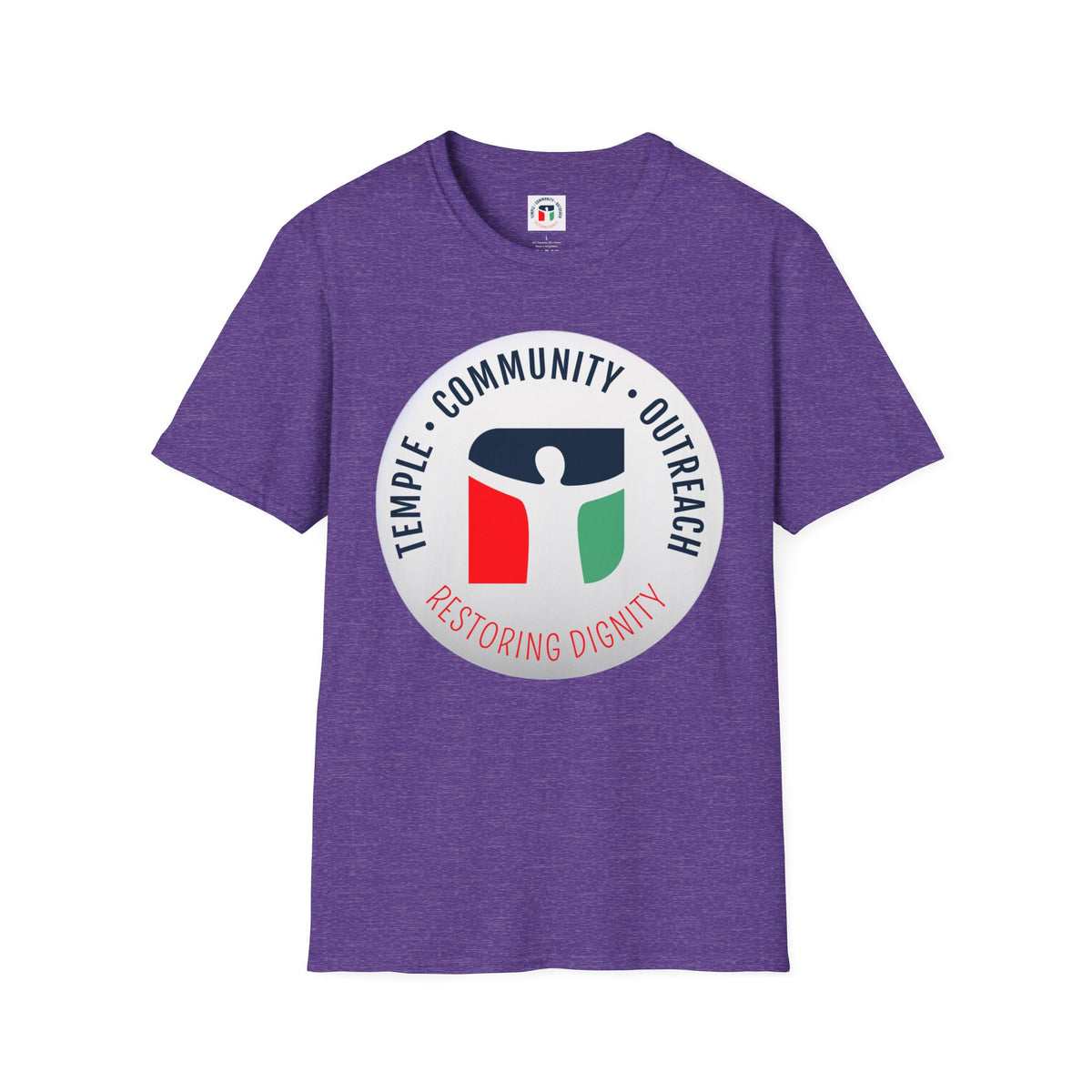 Unisex Softstyle T-Shirt - Community Outreach Design - Restoring Dignity