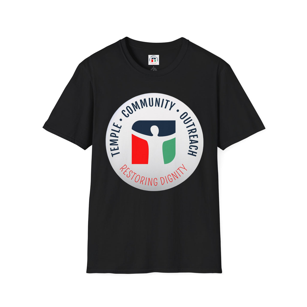 Unisex Softstyle T-Shirt - Community Outreach Design - Restoring Dignity