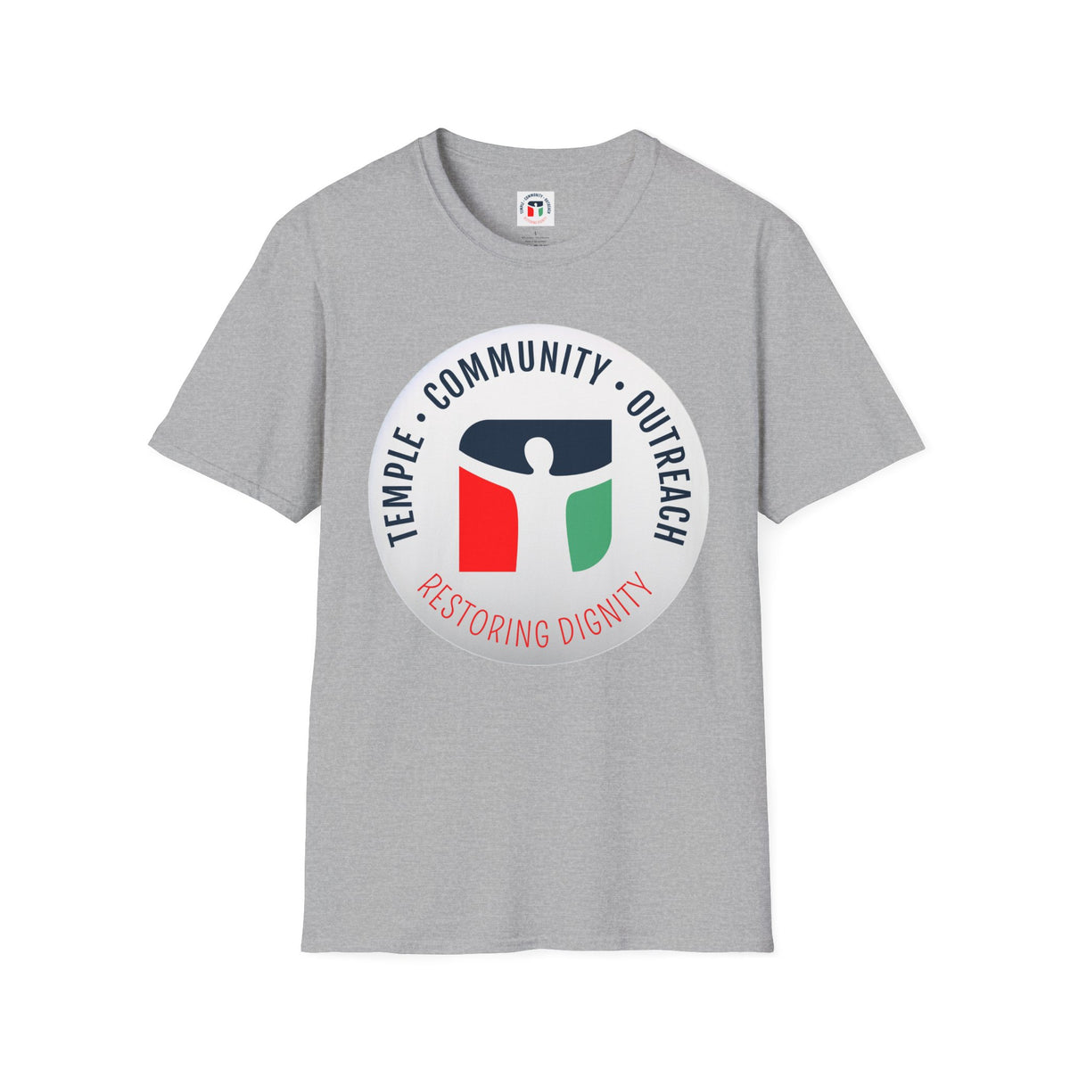 Unisex Softstyle T-Shirt - Community Outreach Design - Restoring Dignity