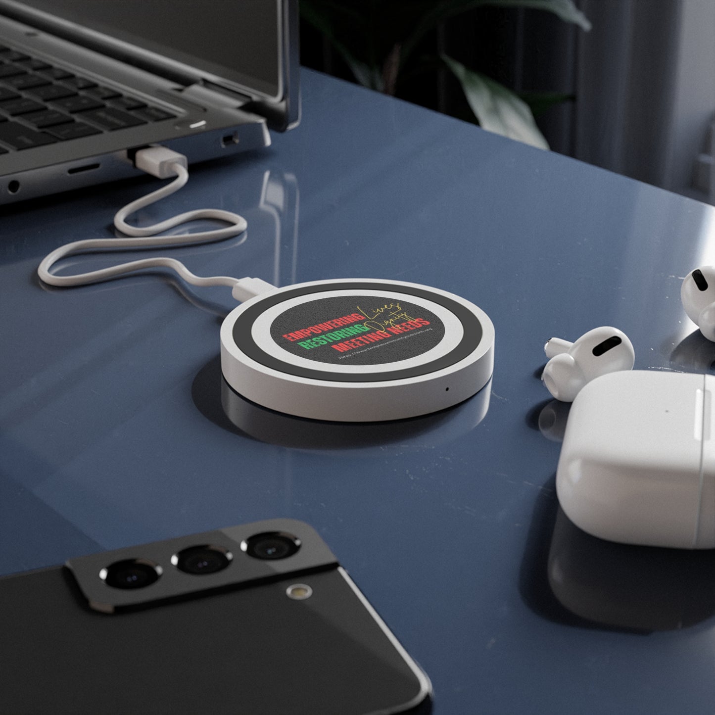 Empowering Lives Wireless Charging Pad - Modern Tech for Dignity and Community Support