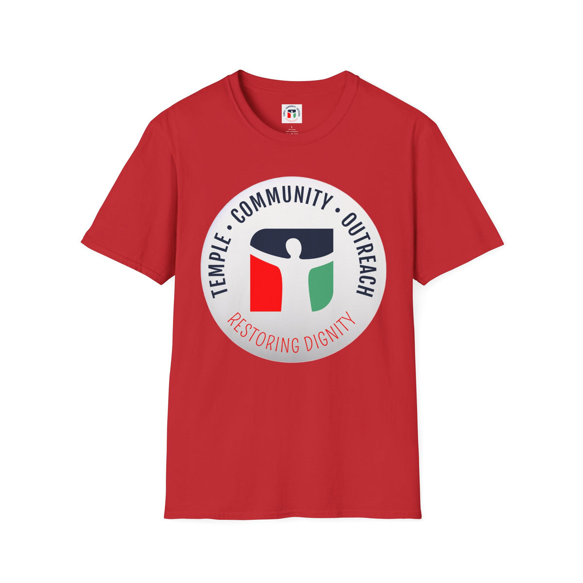 Unisex Softstyle T-Shirt - Community Outreach Design - Restoring Dignity